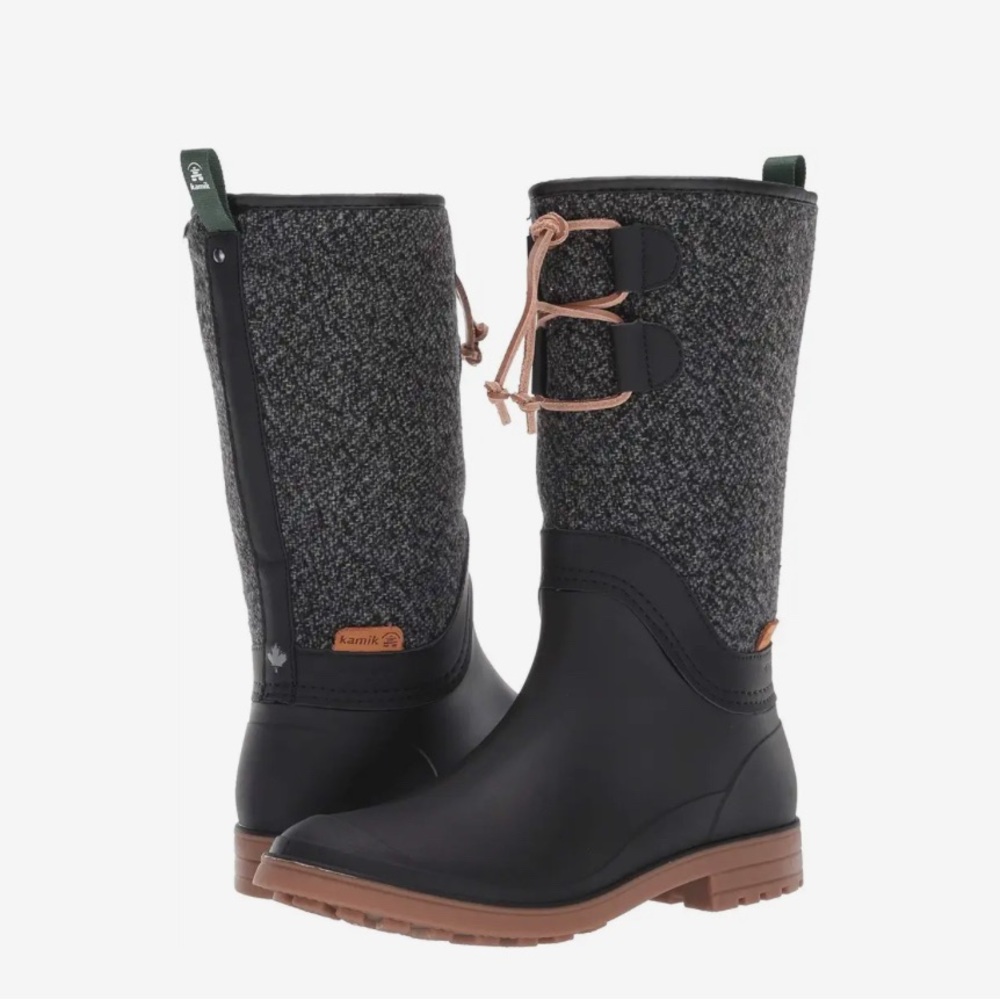 Kamik Abigail black size 7, NIB
